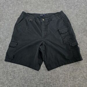 5.11 Tactical Series Mens Black Cargo Shorts Size 36 Waist